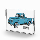 トラッククラシックの漫画イラストレーションを拾う フォトブロック (右)