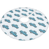 トラッククラシックの漫画イラストレーションを拾う ブラッシュドポリエステルツリースカート (アングル)