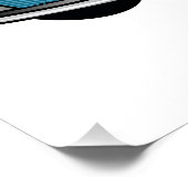 トラッククラシックの漫画イラストレーションを拾う ポスター (コーナー)