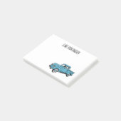 トラッククラシックの漫画イラストレーションを拾う ポストイット (アングル)