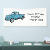 トラッククラシックの漫画イラストレーションを拾う 横断幕 (トレードショー)