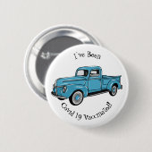 トラッククラシックの漫画イラストレーションを拾う 缶バッジ (正面&裏面)