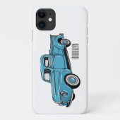 トラッククラシックの漫画イラストレーションを拾う Case-Mate iPhoneケース (裏面)