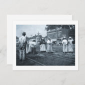 トラッククリーナーズニューヨークセントラル鉄道ヴィンテージ ポストカード (正面/裏面)