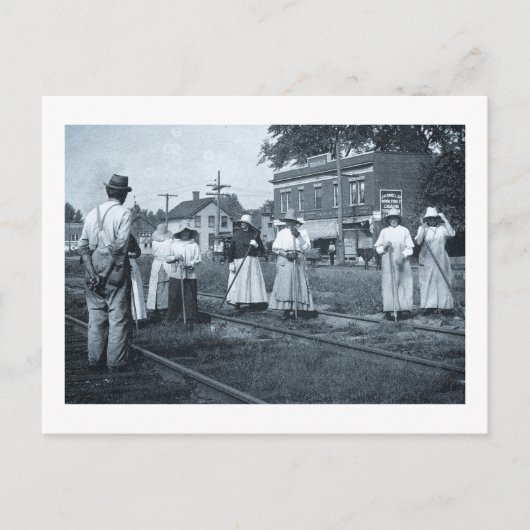 トラッククリーナーズニューヨークセントラル鉄道ヴィンテージ ポストカード (正面)