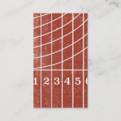 トラックコーチランニングーのトレーナー名刺 名刺 (裏面)