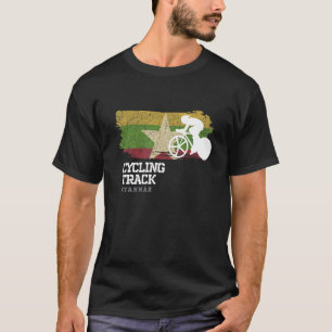 トラックサイクリングミャンマーロードバイクレーシングスピードサイク Tシャツ