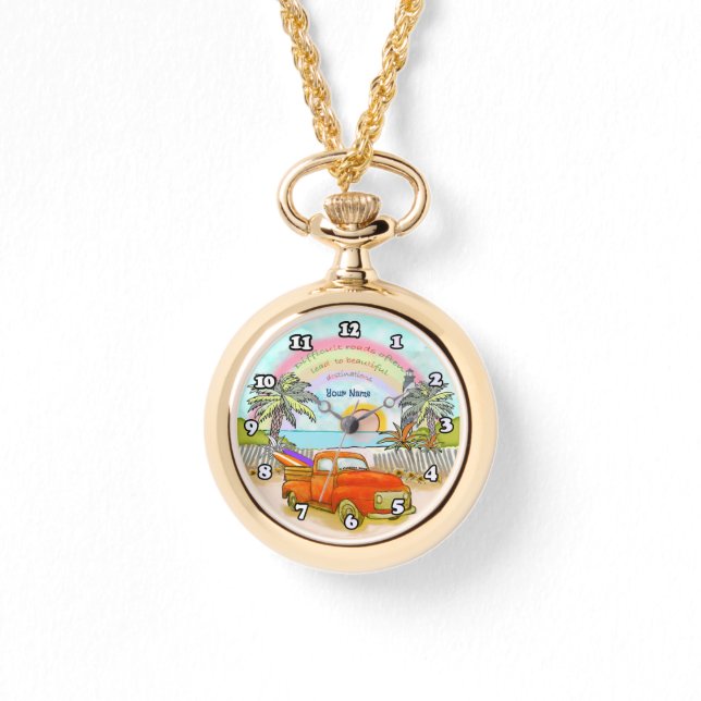 トラックサーファーライトハウスウォッチ 腕時計 (正面)