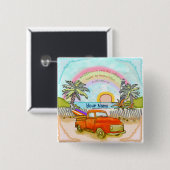 トラックサーファーライトハウスボタン 缶バッジ (正面&裏面)