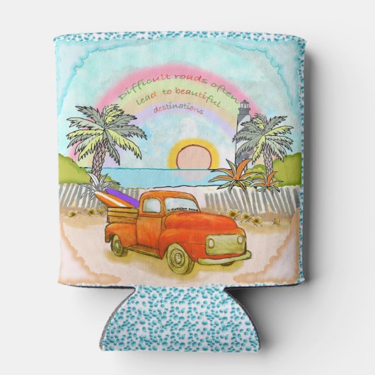 トラックサーファーライトハウス缶クーラー 缶クーラー (裏面)