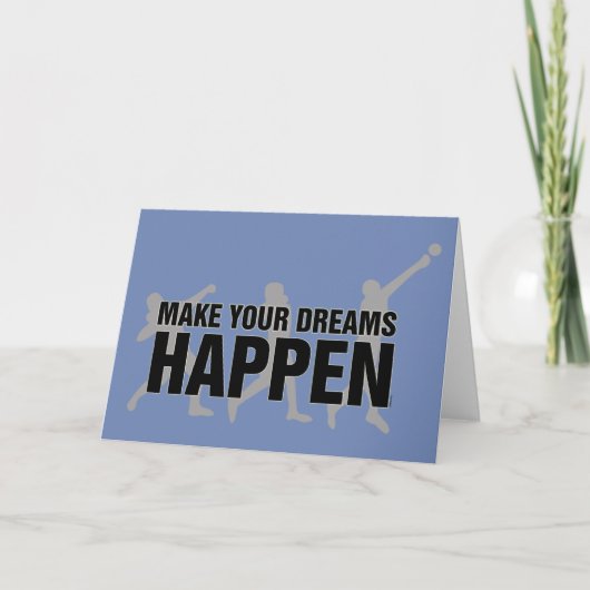 トラックシーズンショット投げ捨てグッドラックカード カード (正面)