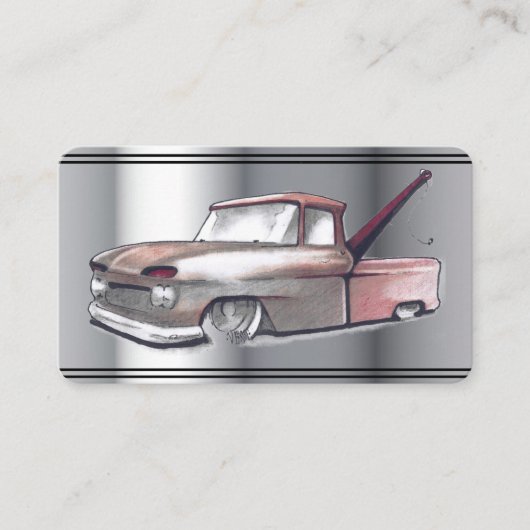 トラックスケッチ自動車名刺 名刺 (正面)