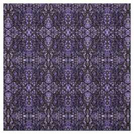 トラックスターパープルブラックアブストラクトインクアート ファブリック