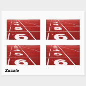 トラックステッカーの実行 長方形シール (シート)