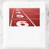 トラックステッカーの実行 長方形シール (バッグ)