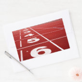 トラックステッカーの実行 長方形シール (封筒)