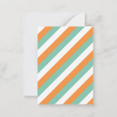 トラックストライプののバレンタインの教室カードをダンプ ノートカード (裏面)