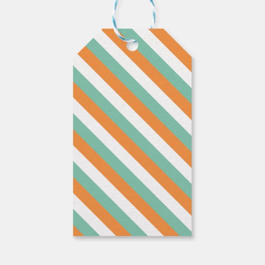 トラックストライプのギフトパーソナライズされたラベルのダンプ ギフトタグ (裏面)