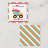 トラックストライプのギフト囲いカードのダンプ ノートカード (正面/裏面)