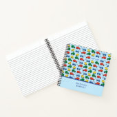 トラックスボーイのかわいい子供向け ノートブック (内部)