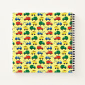 トラックスボーイのかわいい子供向け ノートブック (裏面)