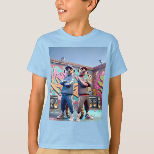 トラックスーツのメルカット Tシャツ (正面)