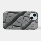 トラックタイヤトレッド iPhone 15ケース (裏面横)