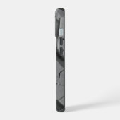 トラックタイヤトレッド iPhone 15ケース (左側面)