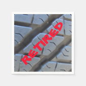 トラックタイヤリタイアリティーカクテル紙ナプキンス! スタンダードカクテルナプキン (正面)