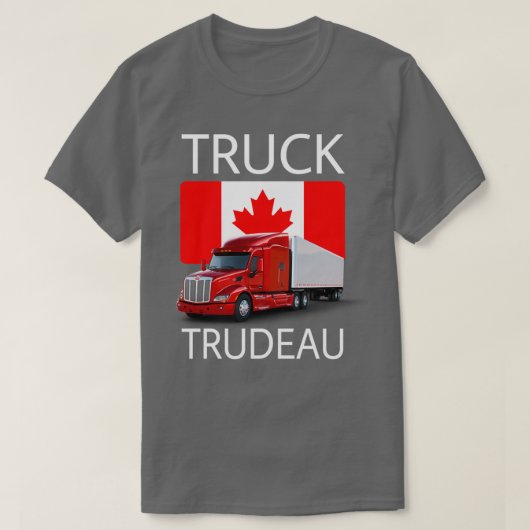 トラックトルドー Tシャツ (デザイン正面)