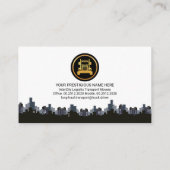 トラックトレーラー看板ロジスティックトラック運転手 名刺 (裏面)