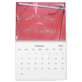 トラックドアカレンダー1 カレンダー (2月 2027)