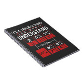 トラックドライバーおもしろいトラックことわざ ノートブック (右側)