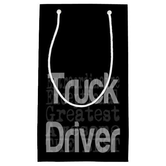 トラックドライバーエクストラナレア小抱き枕 スモールペーパーバッグ (正面)