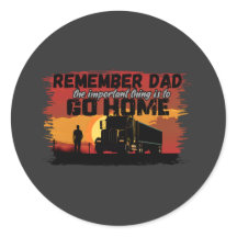 トラックドライバーパパロードジャーニーファミリーラブデザイン