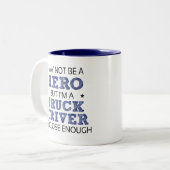 トラックドライバーヒーローユーモアノベルティ ツートーンマグカップ (正面左)