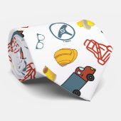 トラックドライバー職業パパネクタイ ネクタイ (ロール)