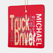 トラックドライバー超並外カスタム セラミックオーナメント (左)