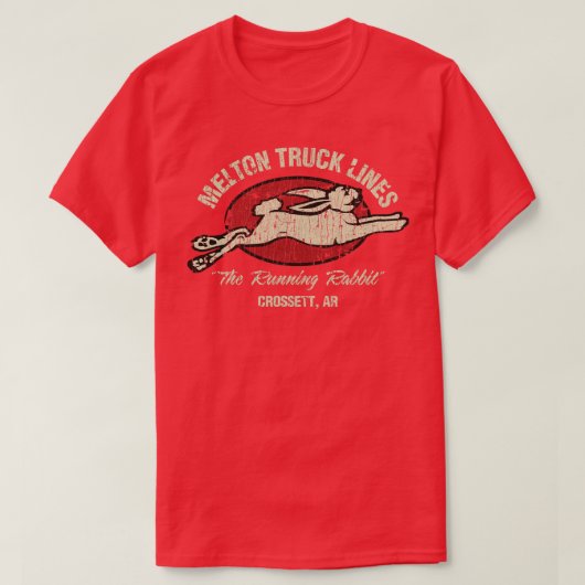 トラックドライバMTLランニングのウサギ1954 Tシャツ (デザイン正面)