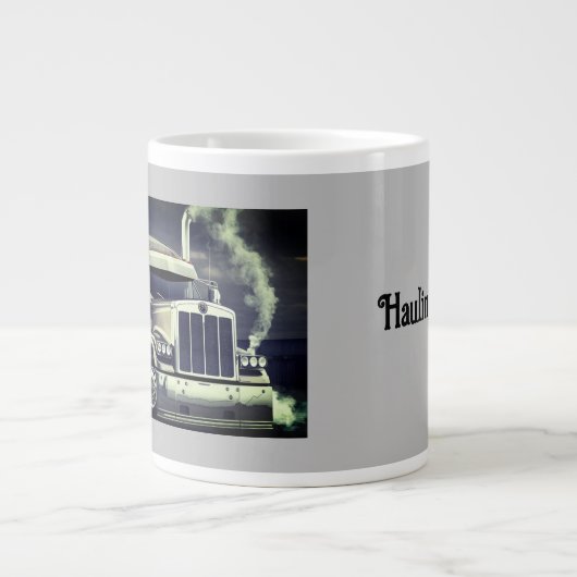 トラックドライビングプロ用コーヒーマグ ジャンボコーヒーマグカップ (正面)