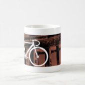 トラックバイクのベルリンの青銅 コーヒーマグカップ (中央)
