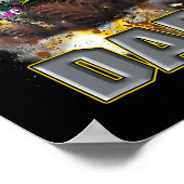 トラックパパファーザーズデイモンスタートラックは私のジャム1 ポスター (角)