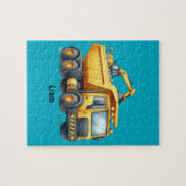 トラックパーソナライズされたをダンプ ジグソーパズル (横)