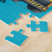 トラックパーソナライズされたをダンプ ジグソーパズル (側面)