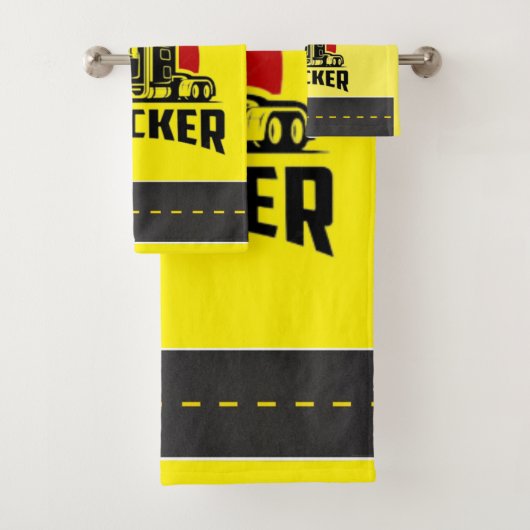 トラックパーソナライズされたカーのギフトとゲスト バスタオルセット (インサイチュ)