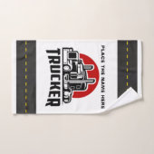 トラックパーソナライズされたカーのギフトとゲスト バスタオルセット (ハンドタオル)