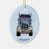 トラックパーソナライズされたカーオーナメント セラミックオーナメント (右)