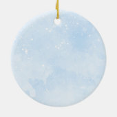 トラックパーソナライズされたカーオーナメント セラミックオーナメント (裏面)