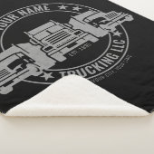 トラックパーソナライズされたカービッグリグ半トラック シェルパブランケット (3/4)