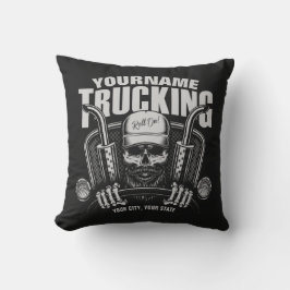 トラックパーソナライズされたキングスカルトラック クッション